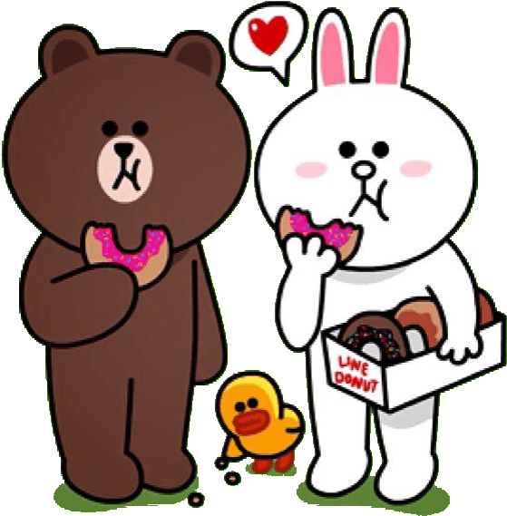 So Qiao Feng Does Know About Her “crazy Neighbor” Remark - Cute Brown And Cony - Free Transparent PNG Clipart Images Download. - Transparent PNG Free Download | PNGio