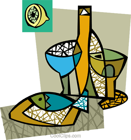 Seafood Dinner With Wine And Lemon Royalty Free Vector - Seafood Dinner With Wine And Lemon Royalty Free Vector - Free Transparent PNG Clipart Images Download. - Transparent PNG Free Download | PNGio