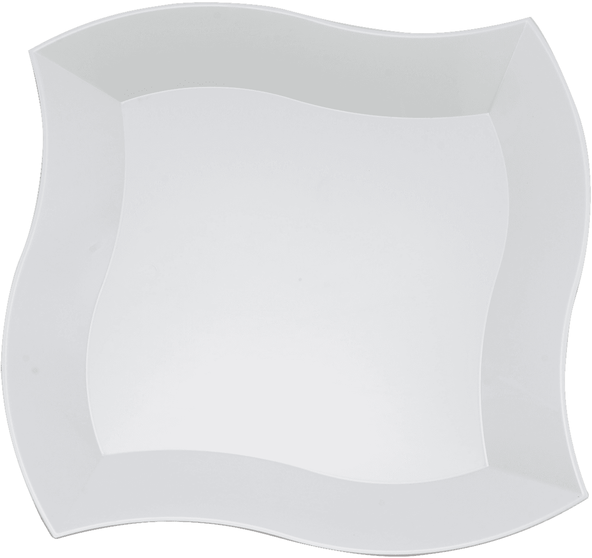 Disposable White Plastic Wave 10" Dinner Plates - Lampshade - Free Transparent PNG Clipart Images Download. - Transparent PNG Free Download | PNGio