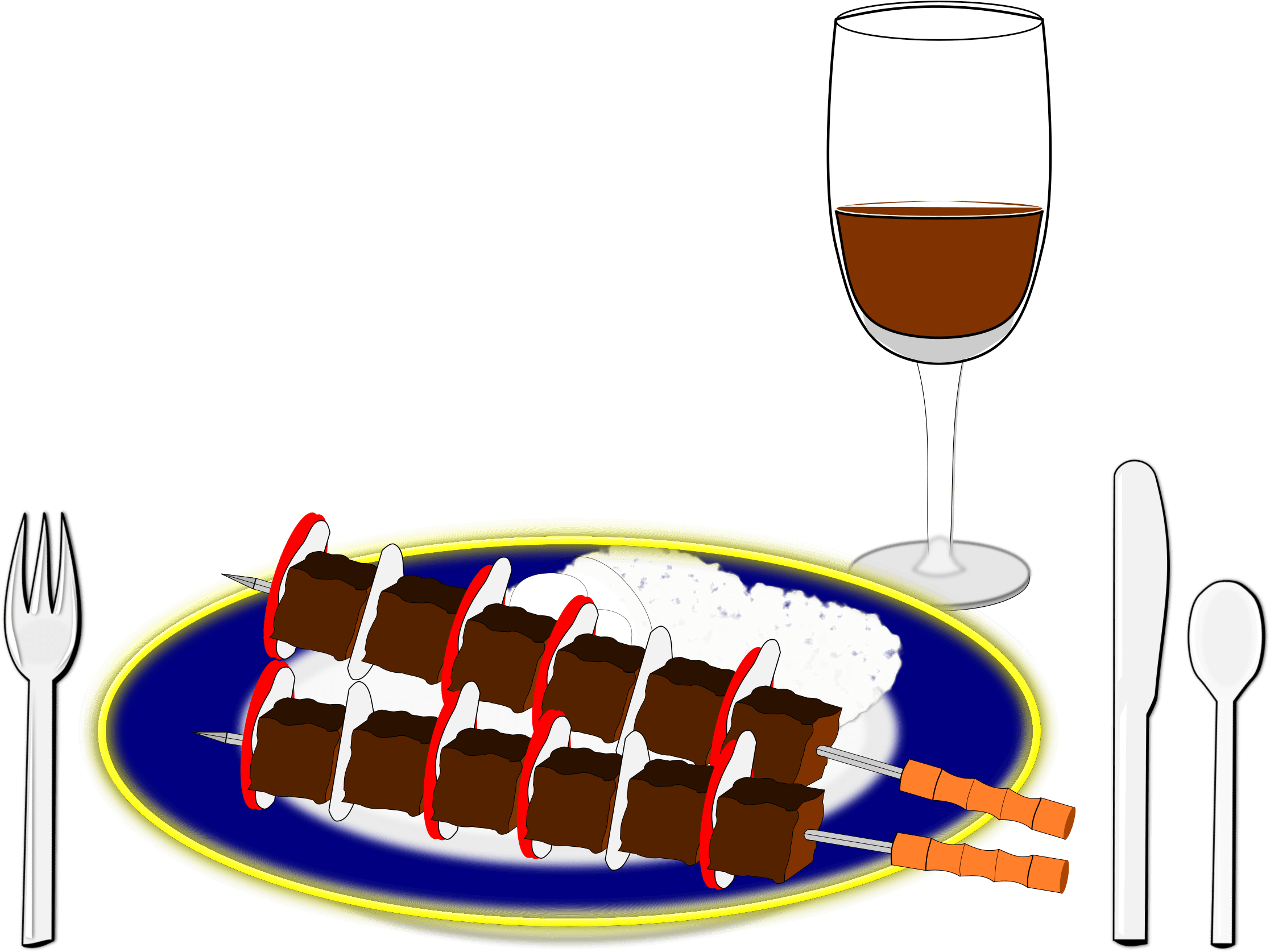 Dinner - Souvlaki - Free Transparent PNG Clipart Images Download. - Transparent PNG Free Download | PNGio