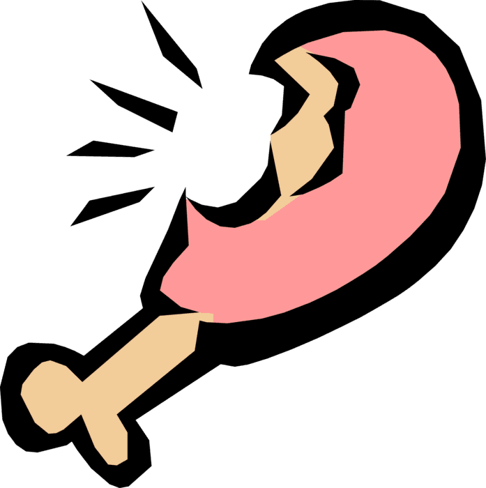 Vector Illustration Of Turkey Drumstick Leg With Bite - Vector Illustration Of Turkey Drumstick Leg With Bite - Free Transparent PNG Clipart Images Download. - Transparent PNG Free Download | PNGio