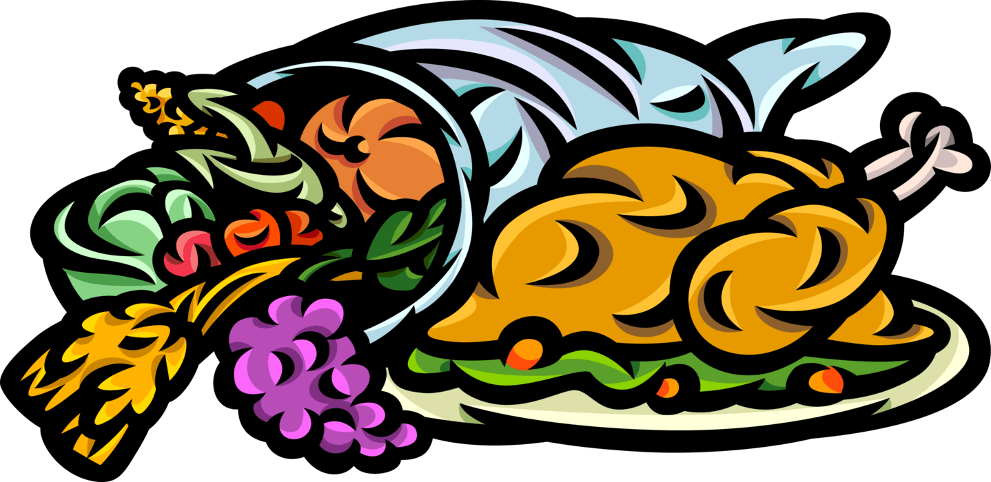 Vector Illustration Of Thanksgiving Turkey Dinner With - Vector Illustration Of Thanksgiving Turkey Dinner With - Free Transparent PNG Clipart Images Download. - Transparent PNG Free Download | PNGio