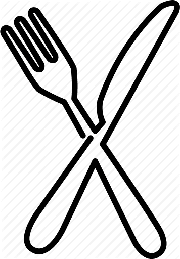 Fork Drawing Cutlery Dinner Eat Food Fork Knife Utensils - Fork And Knife Drawing Png - Free Transparent PNG Clipart Images Download. - Transparent PNG Free Download | PNGio