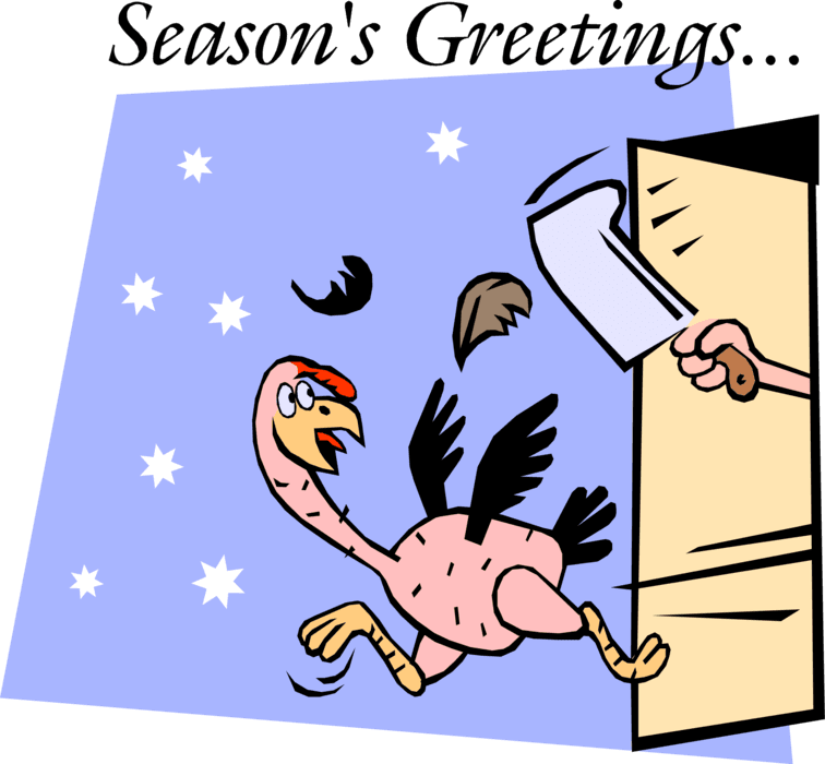 Vector Illustration Of Season's Greeting Turkey Dinner - War Room - Free Transparent PNG Clipart Images Download. - Transparent PNG Free Download | PNGio