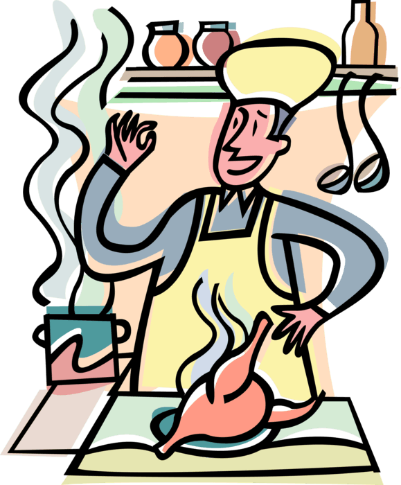 Jpg Freeuse Stock Chef In Cooks Roast Chicken Dinner - Career Clusters Cartoon - Free Transparent PNG Clipart Images Download. - Transparent PNG Free Download | PNGio