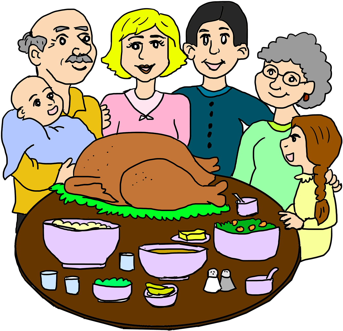 Family Dinner 3407701 - Family Dinner 3407701 - Free Transparent PNG Clipart Images Download. - Transparent PNG Free Download | PNGio