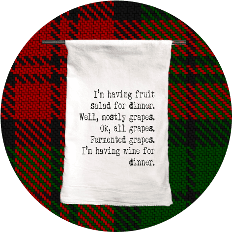 Wine For Dinner Tea Towel - Circle - Free Transparent PNG Clipart Images Download. - Transparent PNG Free Download | PNGio