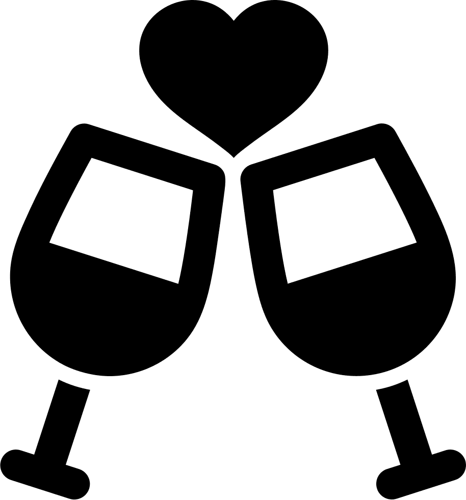 Romantic Dinner Png Vector Black And White Download - Dinner Icon Png Transparent PNG - 914x981 - Free Download on - Transparent PNG Free Download | PNGio
