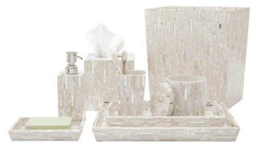 Cortona Silver And Shell Bathroom Collection - Blue Marble Dinner Plate Set By Elise Flashman Transparent PNG - 515x500 - Free Download on - Transparent PNG Free Download | PNGio