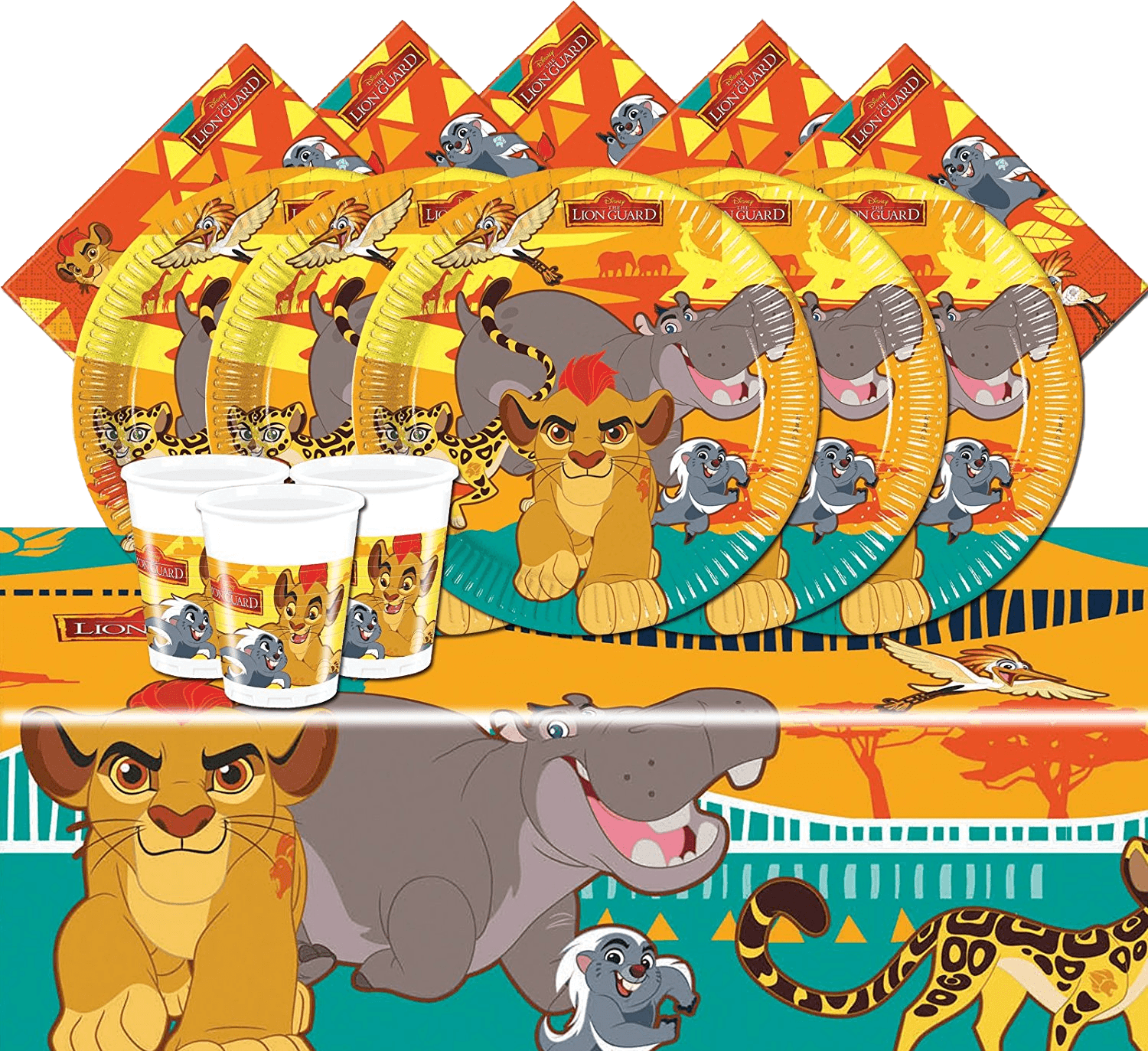 Party-supplies - Procos The Lion Guard Paper Party Dinner Plates 8 Pack Transparent PNG - 1500x1373 - Free Download on - Transparent PNG Free Download | PNGio