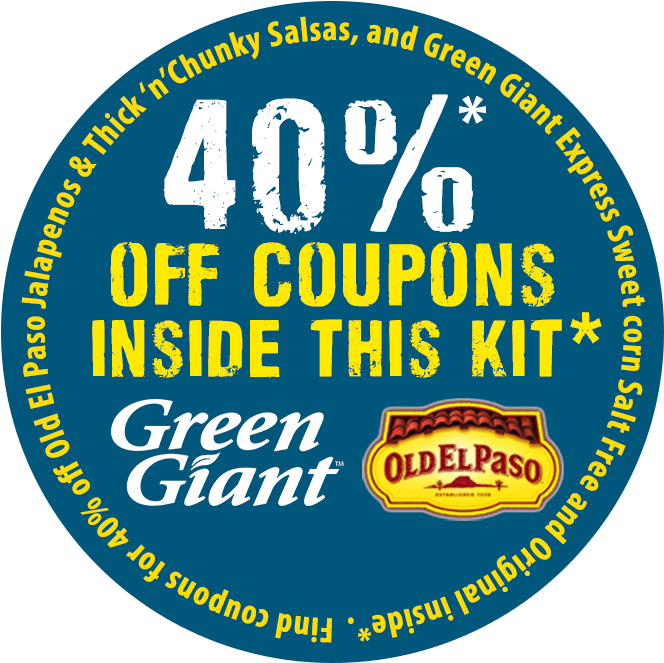 My Sticker Design For On Pack - Old El Paso Dinner Kit, Soft Taco - 1 Kit, 12.5 Oz Transparent PNG - 995x940 - Free Download on - Transparent PNG Free Download | PNGio