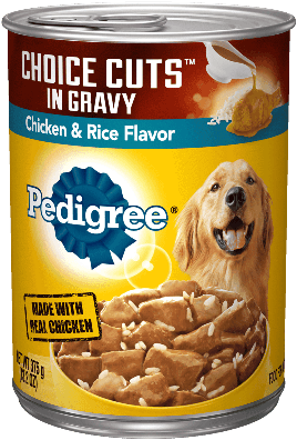 Pedigree® Wet Dog Food Choice Cuts® In Gravy With Chicken - Pedigree Chopped Ground Dinner Chicken Transparent PNG - 300x400 - Free Download on - Transparent PNG Free Download | PNGio