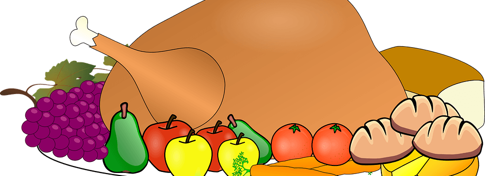 Open Thanksgiving Day - Thanksgiving Dinner Cartoon Clipart Transparent PNG - 960x350 - Free Download on - Transparent PNG Free Download | PNGio