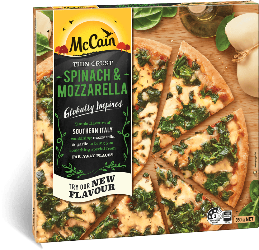 Ultra Thin Spinach And Mozzarella 350g Transparent PNG - 1025x960 - Free Download on - Transparent PNG Free Download | PNGio