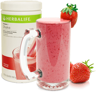 Replace Any Meal, Breakfast, Lunch Or Dinner - Batido De Fresa Herbalife Transparent PNG - 400x390 - Free Download on - Transparent PNG Free Download | PNGio