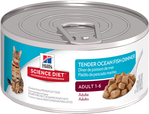 Sd Adult Tender Ocean Fish Dinner Cat Food - Hills Canned Pet Food Transparent PNG - 500x500 - Free Download on - Transparent PNG Free Download | PNGio