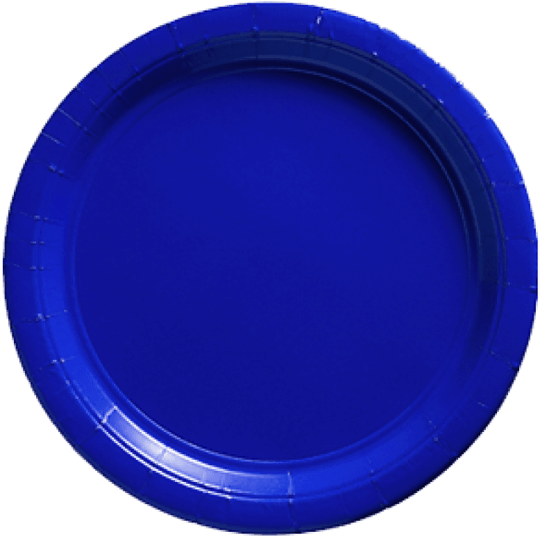 Bright Royal Blue Paper Dinner Plates 20ct - Circle Transparent PNG - 800x800 - Free Download on - Transparent PNG Free Download | PNGio
