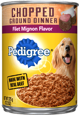 Pedigree® Wet Dog Food Chopped Ground Dinner Filet - Pedigree Canned Dog Food Transparent PNG - 300x400 - Free Download on - Transparent PNG Free Download | PNGio