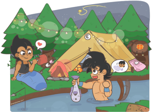 ““look I Caught Us Some Dinner ” “not Bad - Cartoon Transparent PNG - 500x391 - Free Download on - Transparent PNG Free Download | PNGio