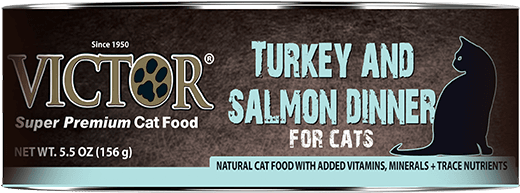 Turkey And Salmon Dinner Canned Cat Food - Victor Canned Turkey & Salmon Dinner Cat Food 5.5oz Transparent PNG - 540x920 - Free Download on - Transparent PNG Free Download | PNGio