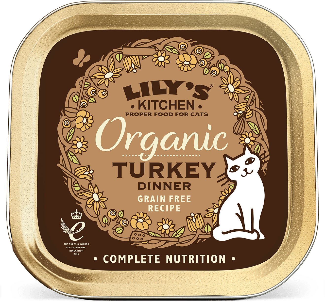 Organic Turkey Dinner - Lily's Kitchen Cat Organic Fish Tray 85g - 85g Transparent PNG - 1500x1500 - Free Download on - Transparent PNG Free Download | PNGio