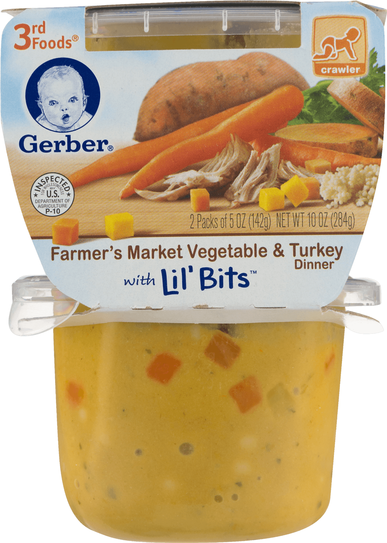 Gerber 3rd Foods Farmers Market Vegetable & Turkey - Gerber 3rd Foods Lil' Bits Farmer's Market Vegetable Transparent PNG - 1800x1800 - Free Download on - Transparent PNG Free Download | PNGio