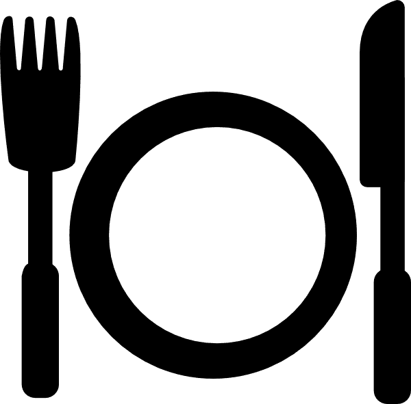 Dinner Vector Symbol Svg Library Stock - Food Symbol Clip Art Transparent PNG - 600x591 - Free Download on - Transparent PNG Free Download | PNGio