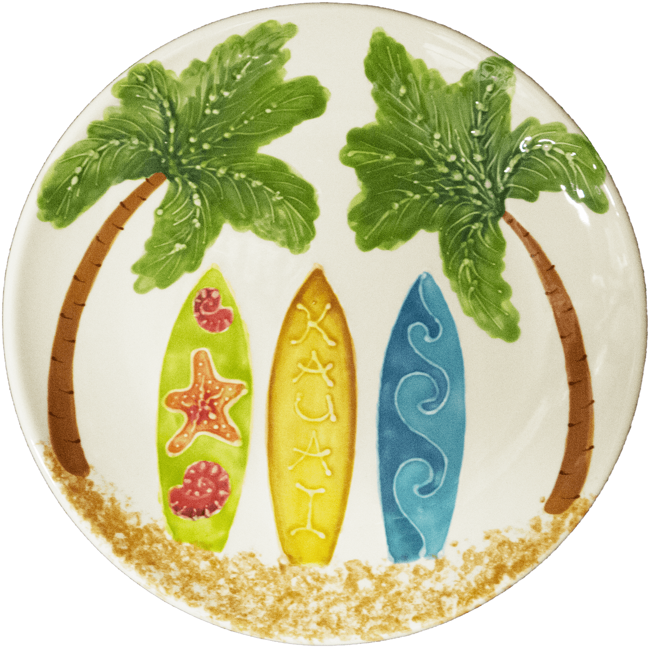 11" Round Coupe Dinner Plate Hawaiian Surfboards - Cake Decorating Transparent PNG - 1280x1276 - Free Download on - Transparent PNG Free Download | PNGio