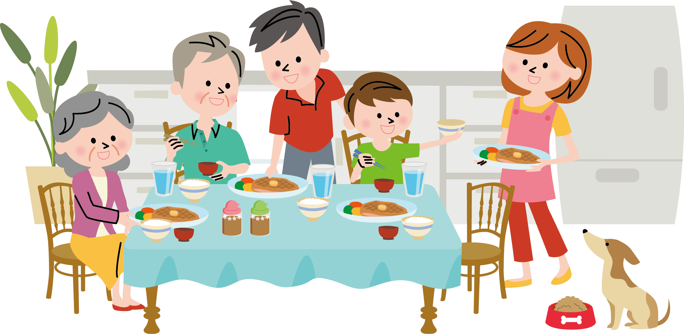 Dinner Clip Art - Family Dinner Clipart, HD Png Download - Transparent PNG Free Download | PNGio