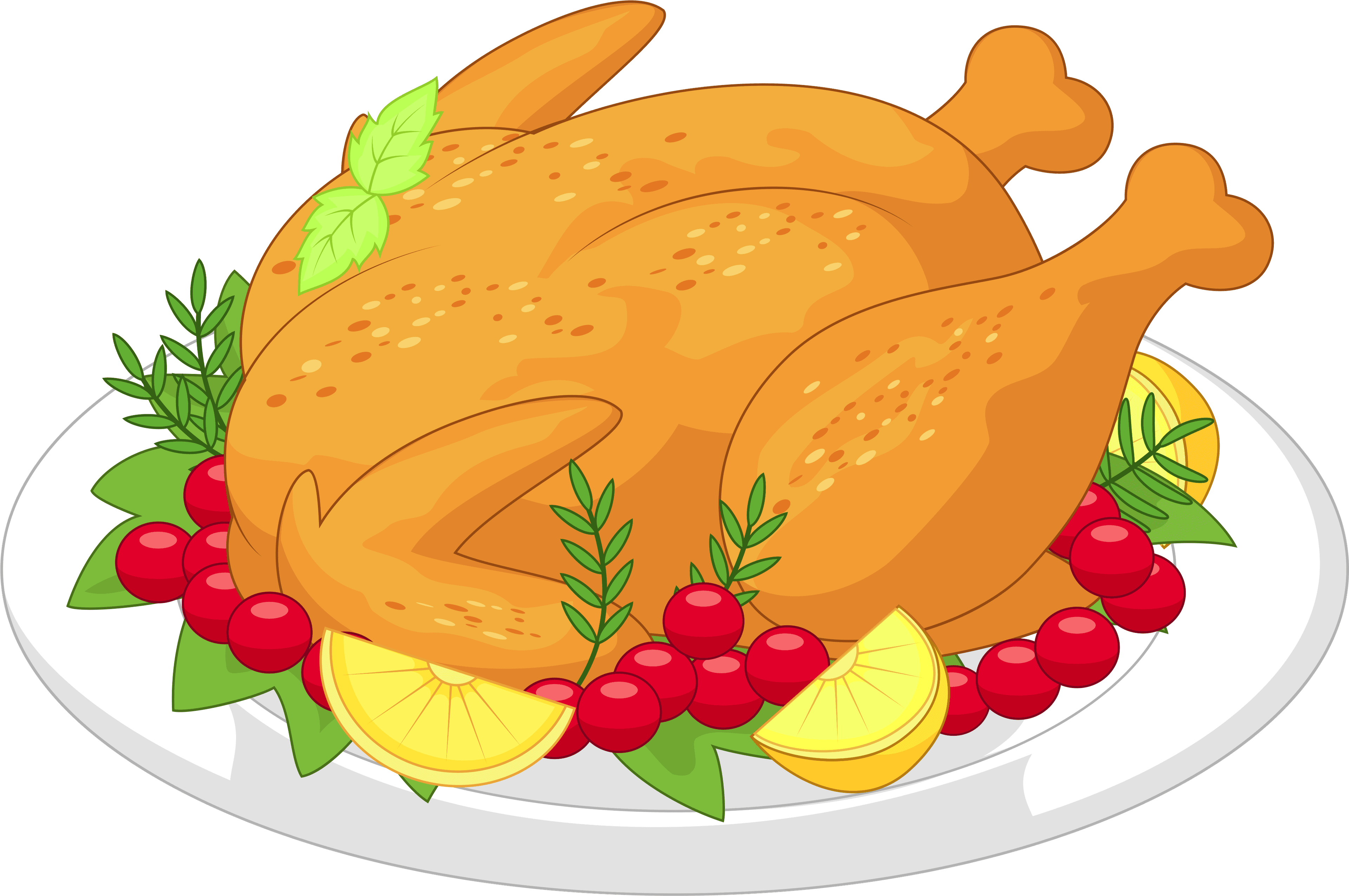 Turkey Meat Thanksgiving Clip Art - Chicken Food Clip Art, HD Png Download - Transparent PNG Free Download | PNGio