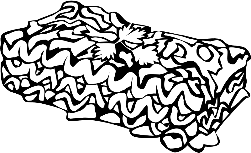 Fast Food, Lunch-dinner, Lasagna - Lasagna Black And White, HD Png Download - Transparent PNG Free Download | PNGio