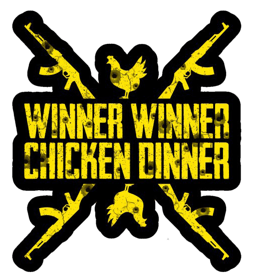 Pubg Winner Winner Chicken Dinner Png Download Image - Winner Winner Chicken Winner, Transparent - Transparent PNG Free Download | PNGio