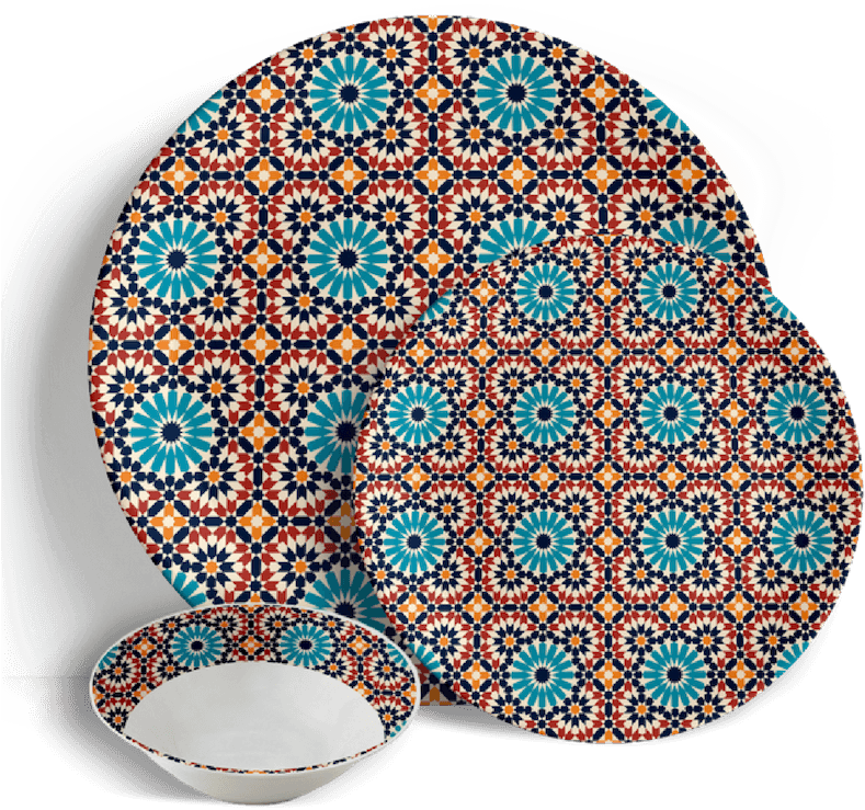 Marrakech Azure Dinner Set - Tableware, HD Png Download - Transparent PNG Free Download | PNGio