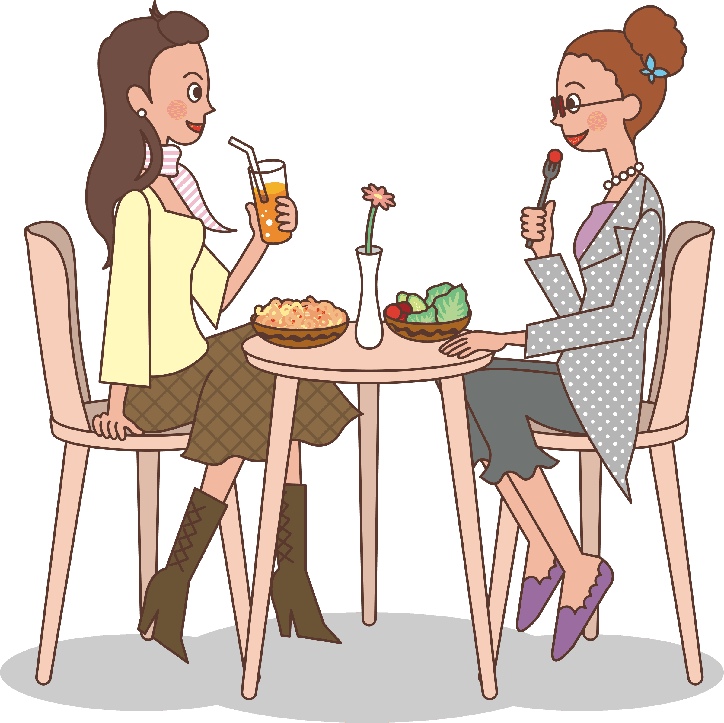 Ladies At Lunch Big - Ladies Who Lunch Free, HD Png Download - Transparent PNG Free Download | PNGio