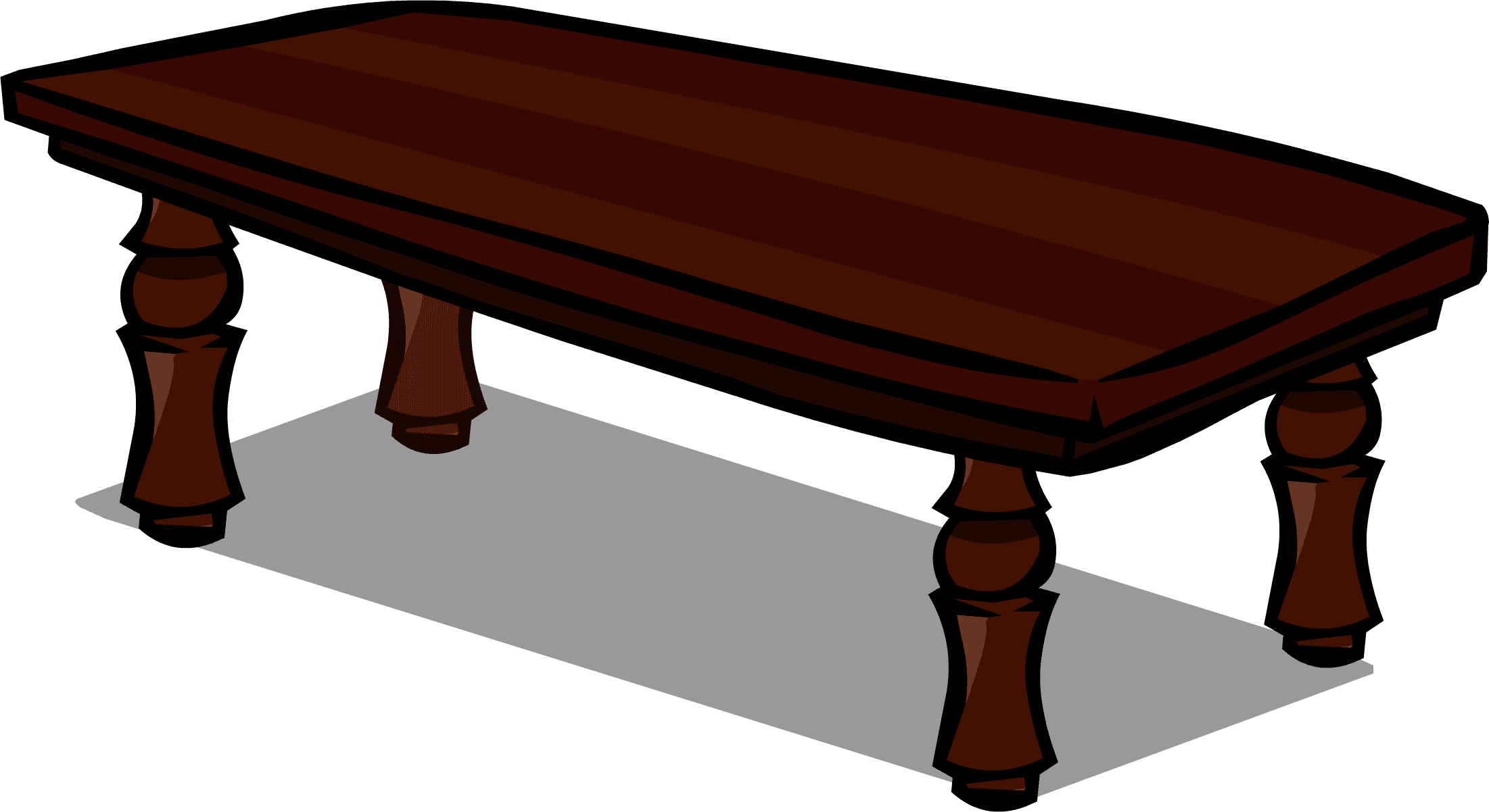 Rosewood Dinner Table Sprite - Table Sprite, HD Png Download - Transparent PNG Free Download | PNGio