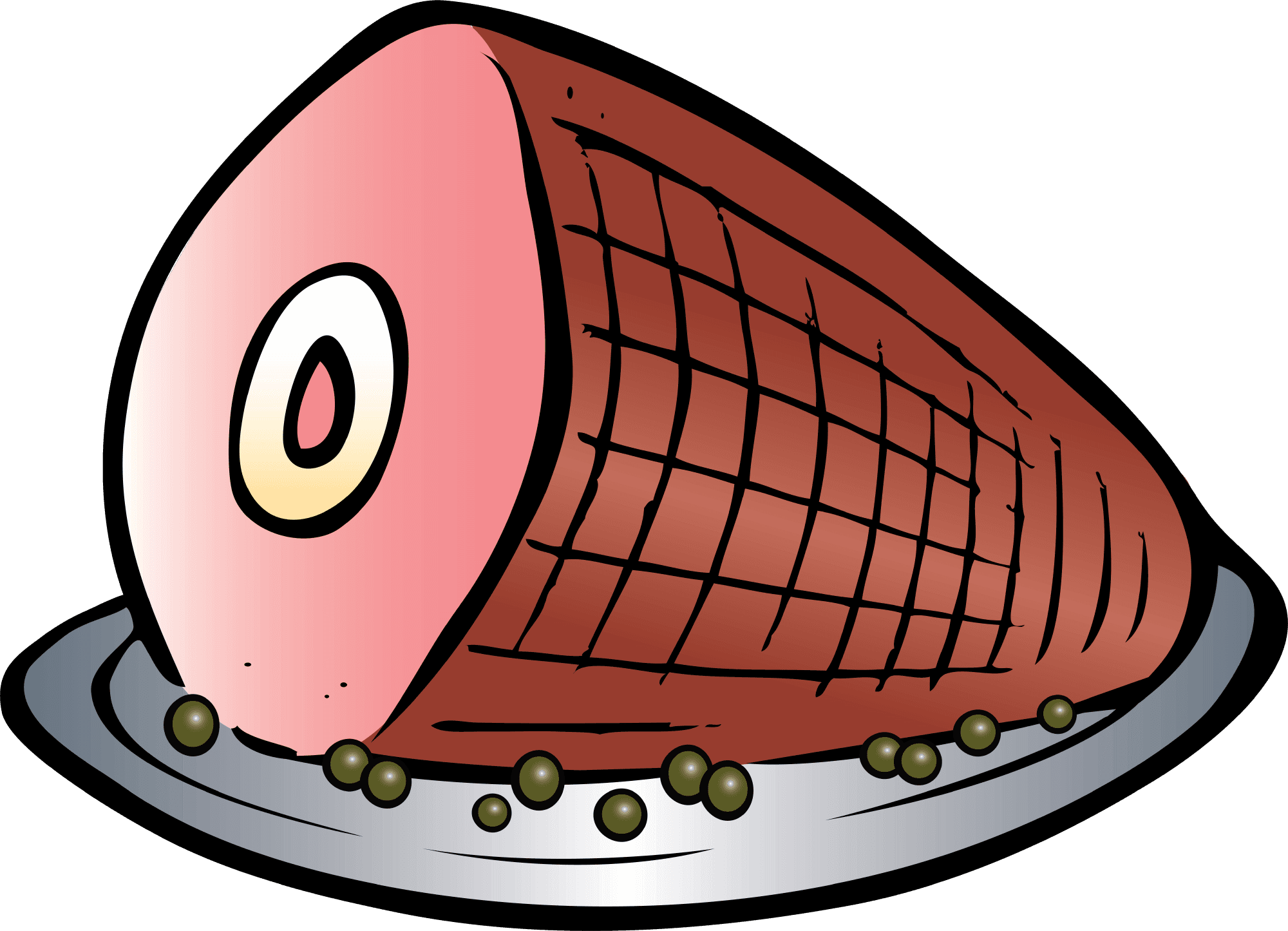 Ham Dinner Clipart - Ham Clipart Transparent, HD Png Download - Transparent PNG Free Download | PNGio