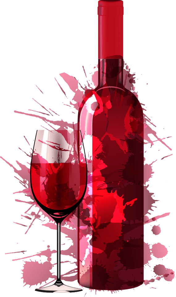 Drink Creative Dinner Vector Party Painting Red Clipart - Wine Glass Png Transparent, Png Download - Transparent PNG Free Download | PNGio
