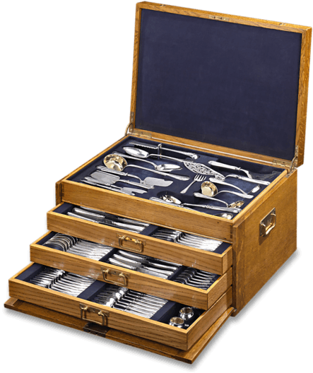 Fabergé Silver Flatware Service For - Faberge Dinner Set, HD Png Download - Transparent PNG Free Download | PNGio