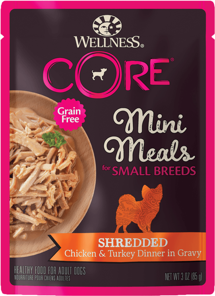 Wellness Core Small Breed Mini Meals Shredded Chicken, HD Png Download - Transparent PNG Free Download | PNGio