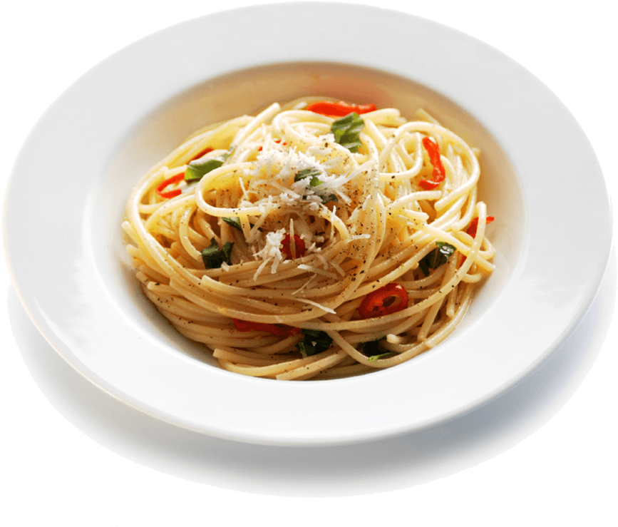 Transparent Italian Dinner Clipart - Spaghetti Aglio Olio Png, Png Download - Transparent PNG Free Download | PNGio