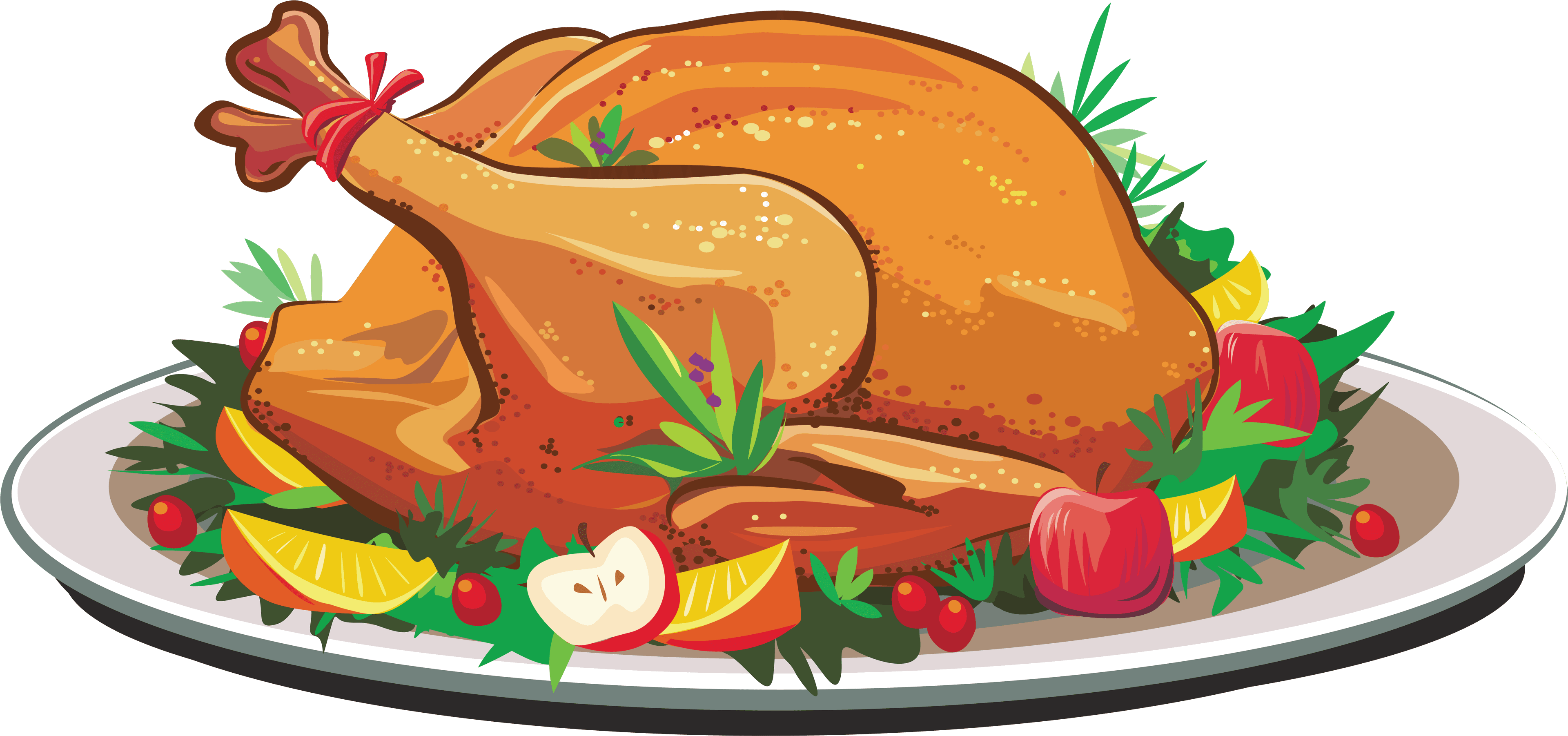 Pig Roast Turkey Meat Roasting Clip Art - Cooked Turkey Clipart, HD Png Download - Transparent PNG Free Download | PNGio