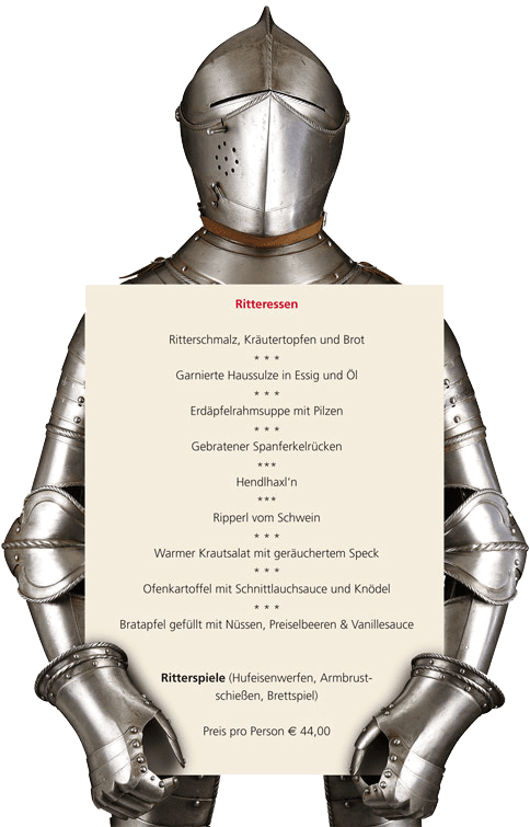 Knights Dinner On The Fortress Hohensalzburg Salzburg - Breastplate, HD Png Download - Transparent PNG Free Download | PNGio