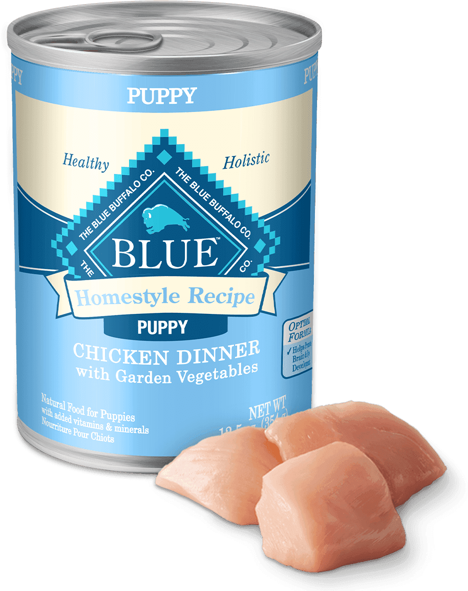 Blue Homestyle Recipe Puppy Chicken Dinner With Garden - Blue Buffalo Homestyle Recipe Adult Dog Food, HD Png Download - Transparent PNG Free Download | PNGio
