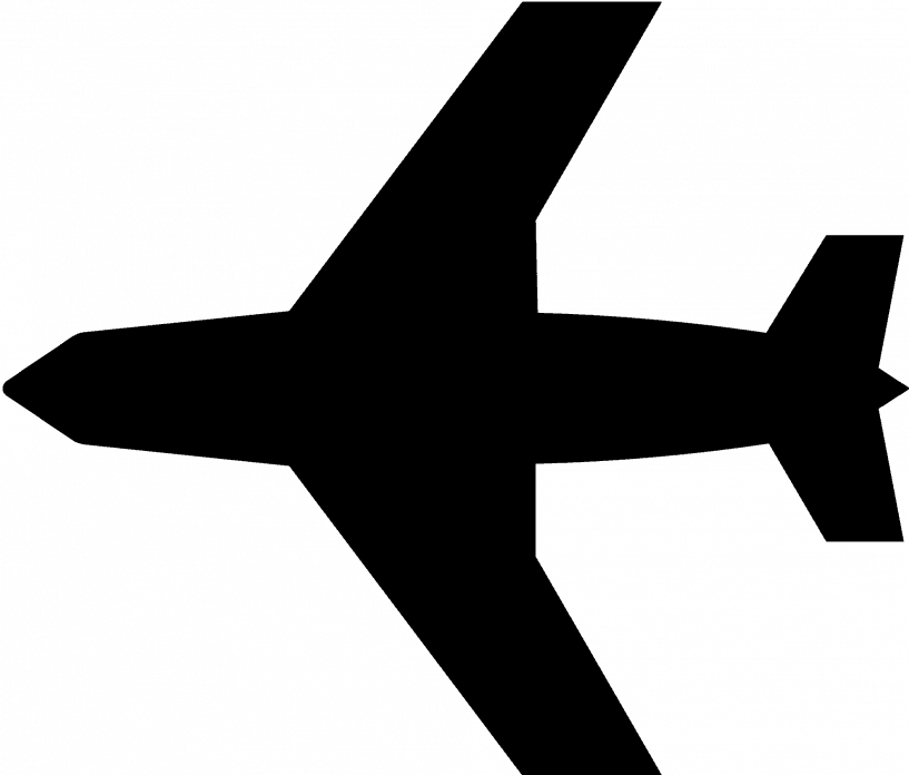 Black And White Airplane - Free Transparent PNG Clipart Images Download. - Transparent PNG Free Download | PNGio