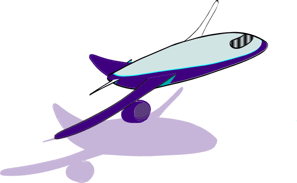 Airplane Clipart Purple - Airplane Take Off Clipart - Free Transparent PNG Clipart Images Download. - Transparent PNG Free Download | PNGio