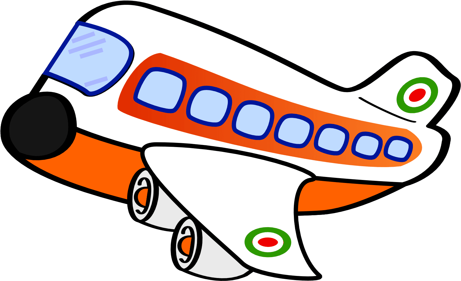 Eroplano Clipart - Airplane Cartoon No Background - Free Transparent PNG Clipart Images Download. - Transparent PNG Free Download | PNGio