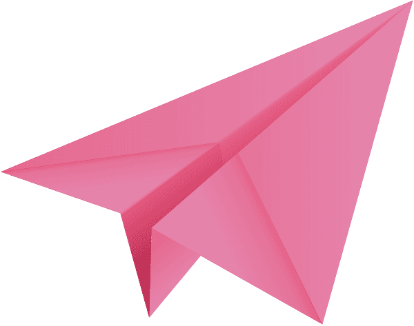 Clipart Info - Pink Paper Airplane Clipart - Free Transparent PNG Clipart Images Download. - Transparent PNG Free Download | PNGio