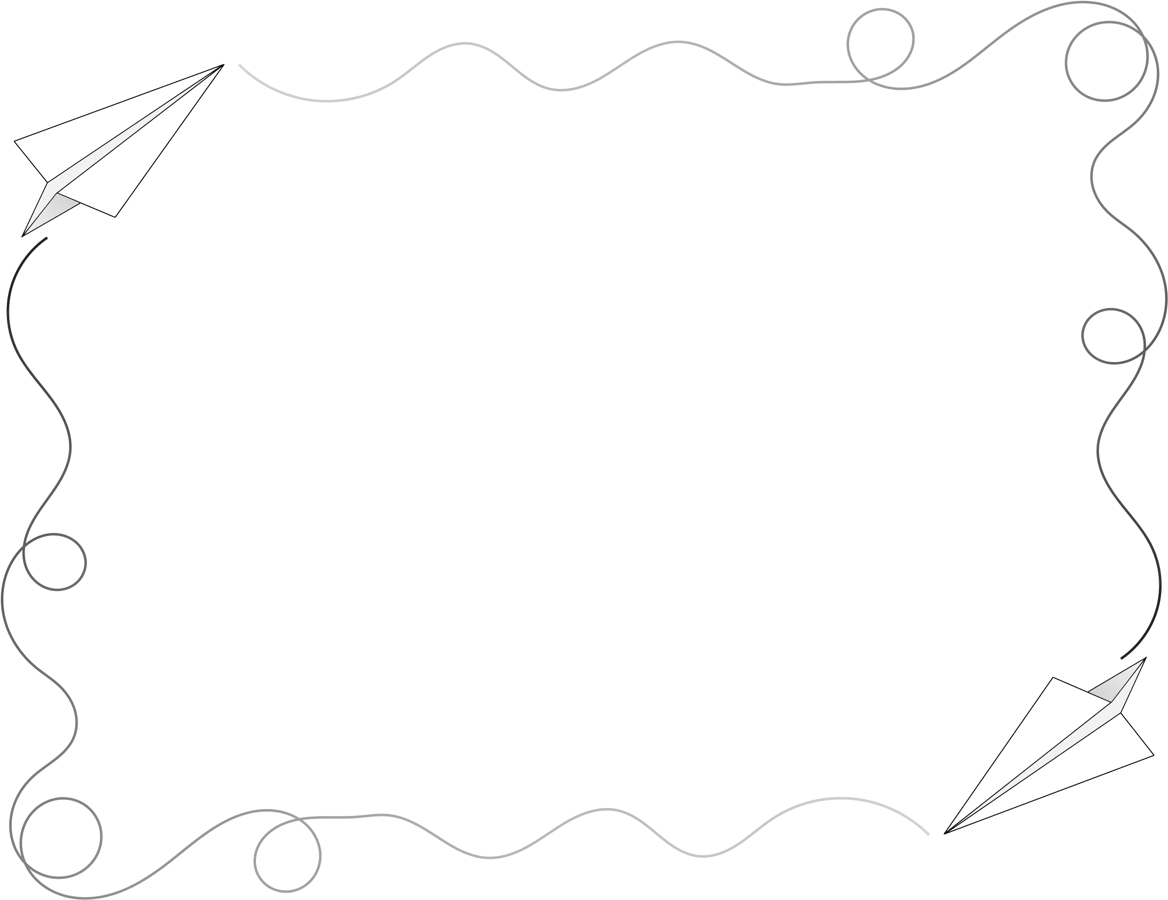 Paper Border Clipart - Airplane Border Clip Art - Free Transparent PNG Clipart Images Download. - Transparent PNG Free Download | PNGio
