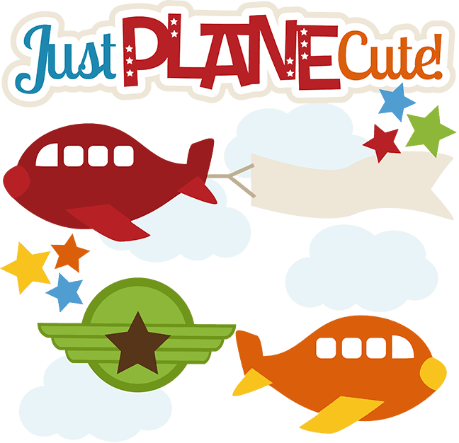 Just Plane Cute Svg Files For Scrapbooking Cardmaking - Cute Airplane Clipart - Free Transparent PNG Clipart Images Download. - Transparent PNG Free Download | PNGio