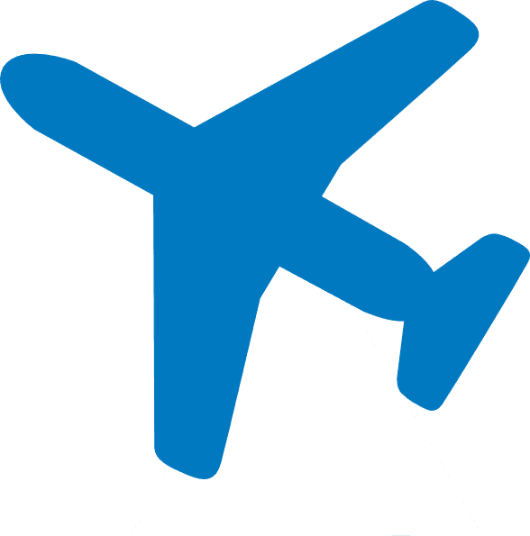 Airplane Clip Art At Clker Com Vector Online Royalty - Airplane Clipart Blue - Free Transparent PNG Clipart Images Download. - Transparent PNG Free Download | PNGio